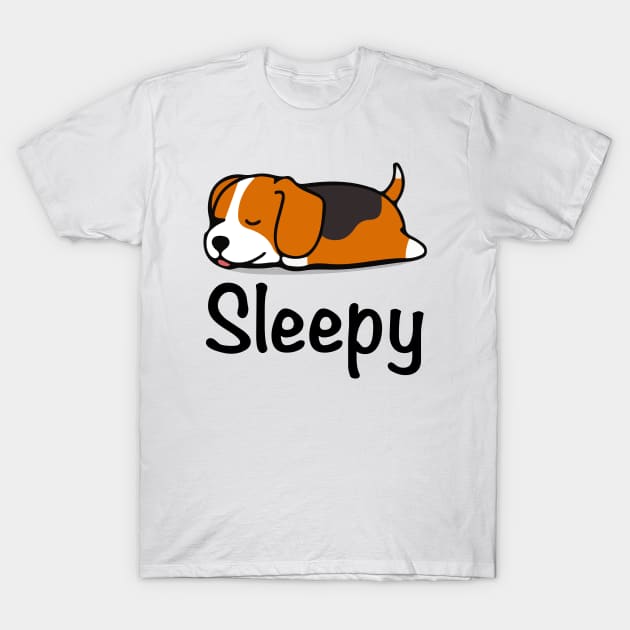 Sleepy Dog T-Shirt by M2M